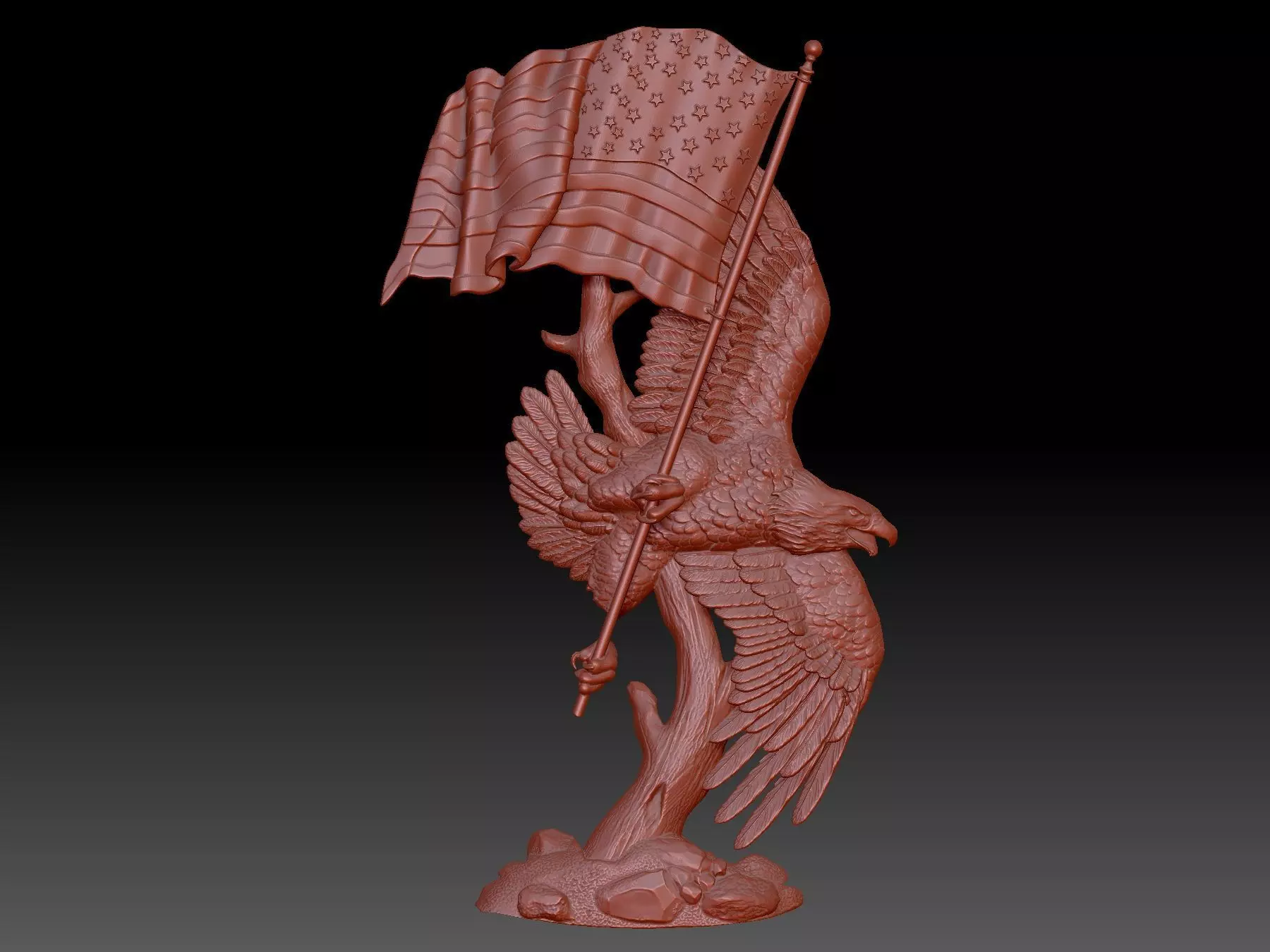  Eagle 3D print model_0