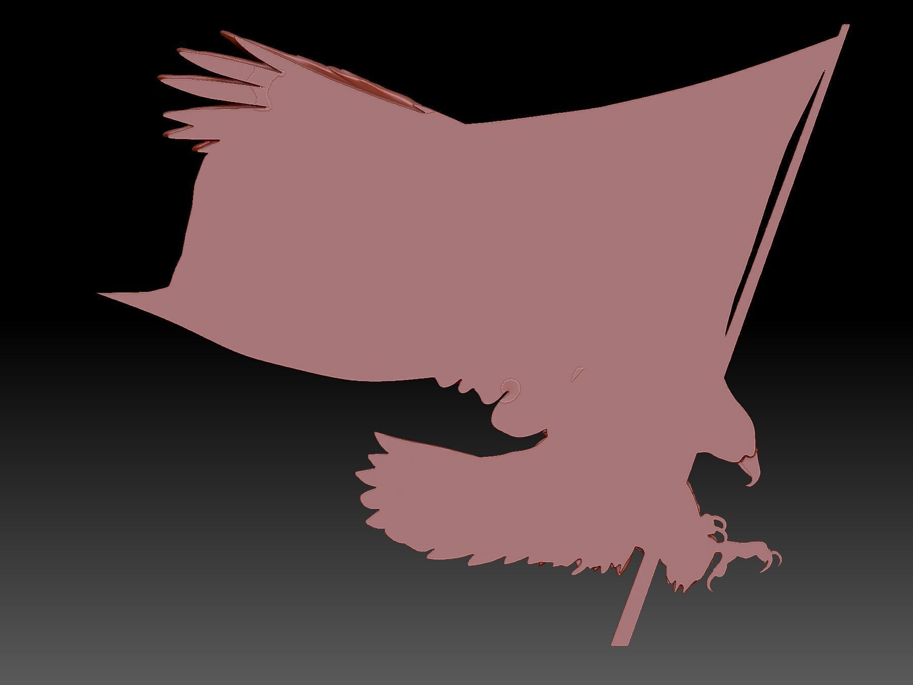 Eagle 3D print model_2