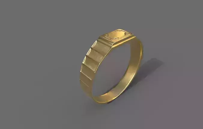High-Quality 3D Ring Model