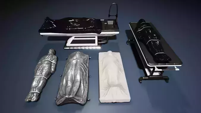 Body Bags Low-poly 3D model