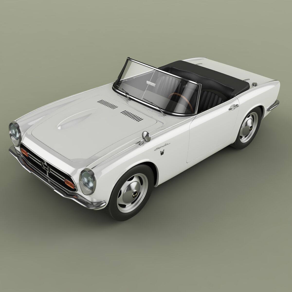 Honda S800 Roadster 3D model_5
