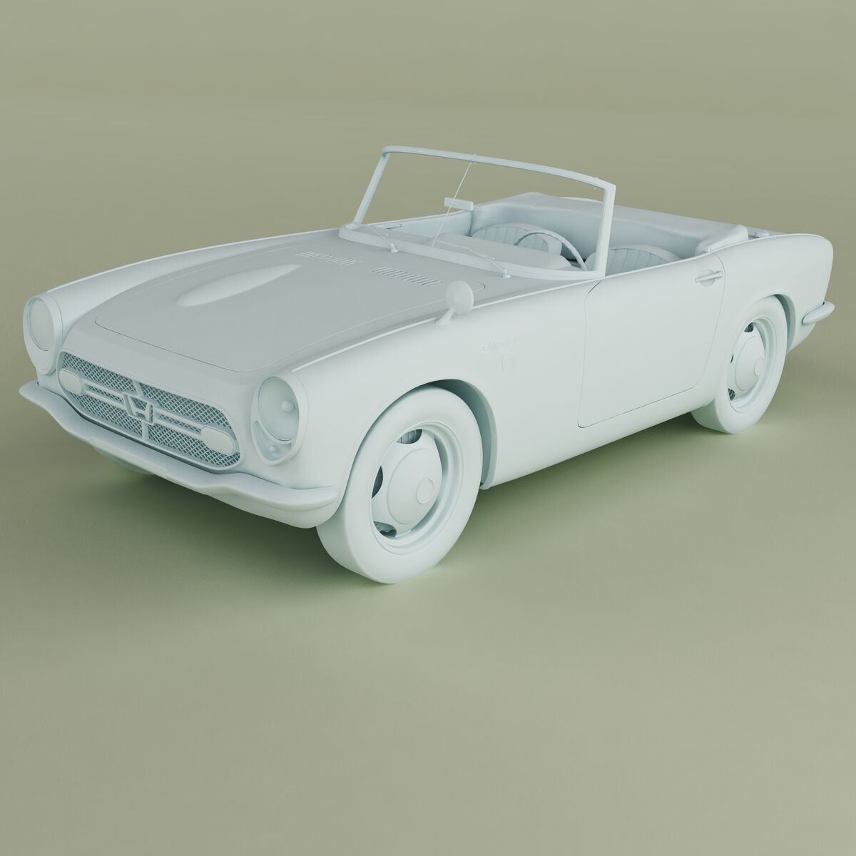 Honda S800 Roadster 3D model_10