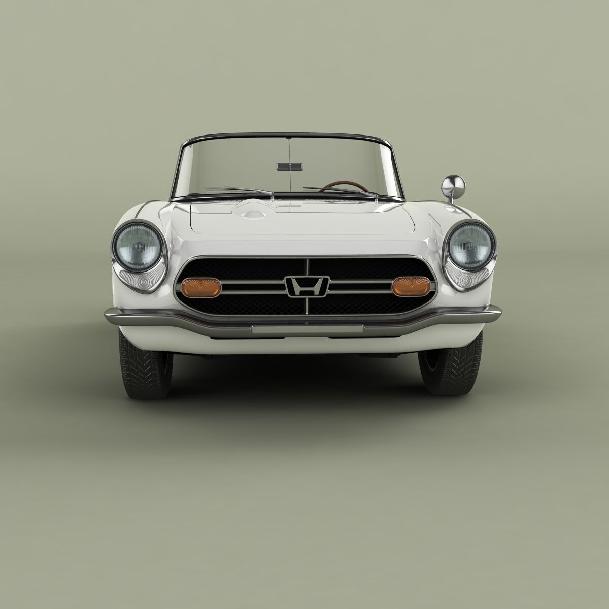 Honda S800 Roadster 3D model_4