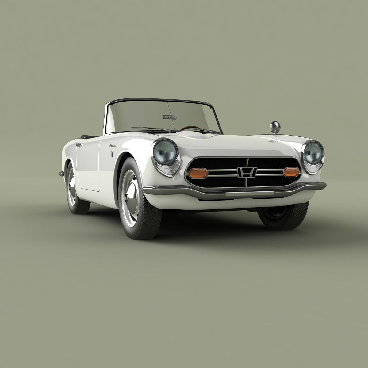 Honda S800 Roadster 3D model_9