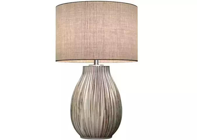Rustic Provence European Table Lamp Dakota Table Lamp 3D model