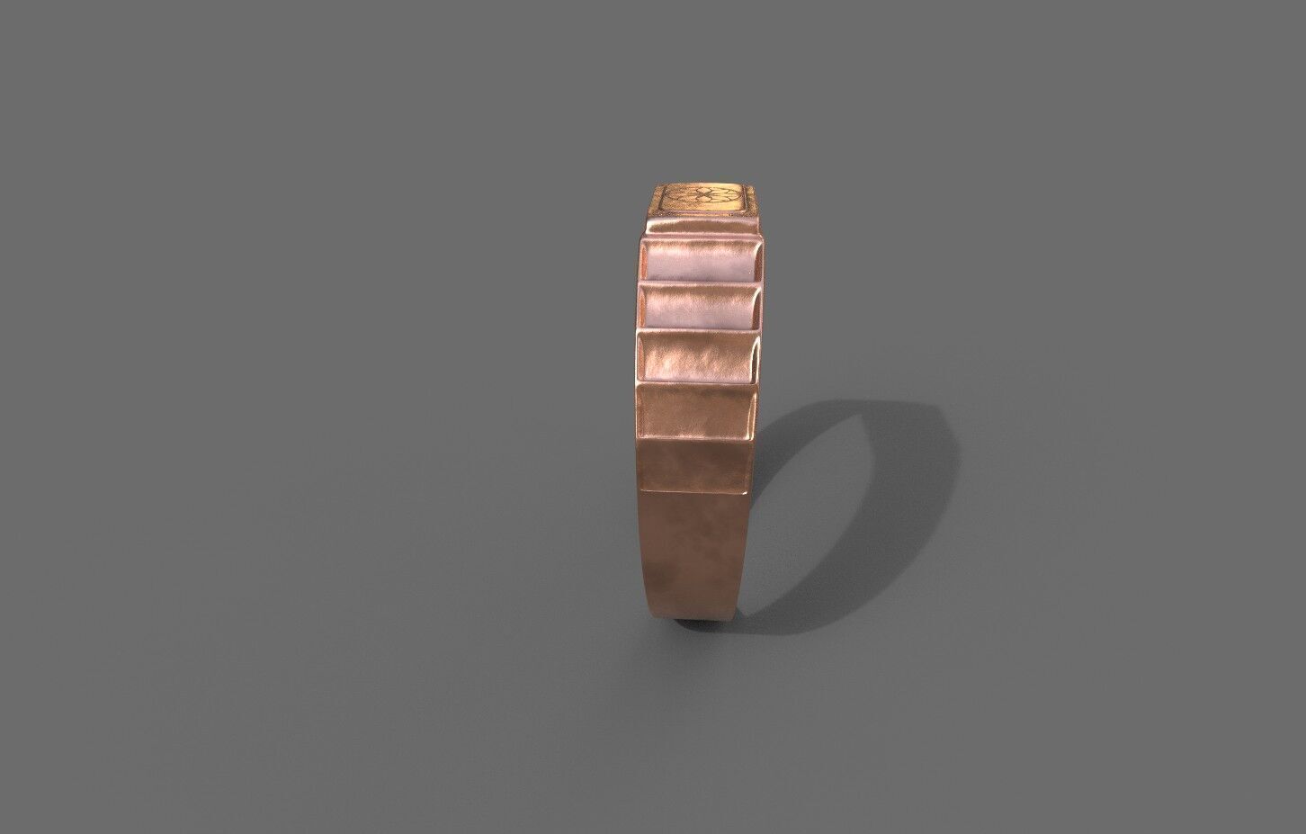 High-Quality 3D Ring Model Low-poly 3D model_3