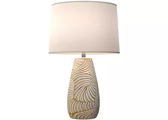 Rustic European Country Provence Nightstand bedside Table Lamp