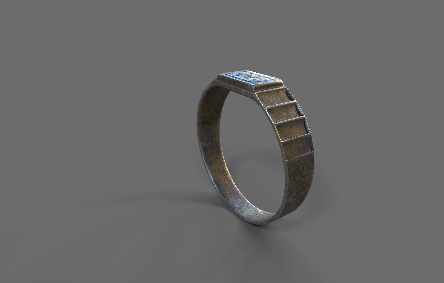 High-Quality 3D Ring Model Low-poly 3D model_2