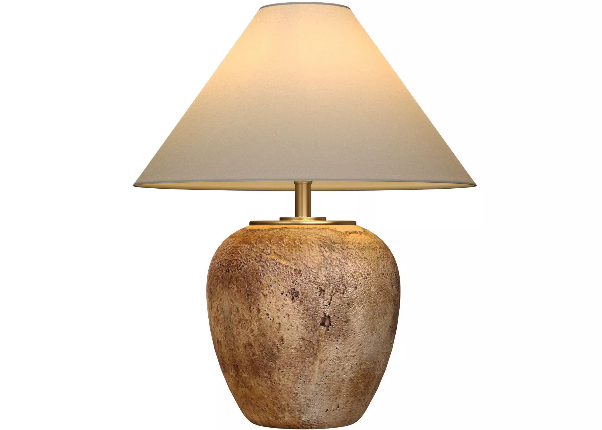 Rustic Nordic Country Nightstand bedside Provence Table lamp 3D model_0