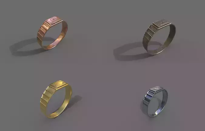High-Quality 3D Ring Model