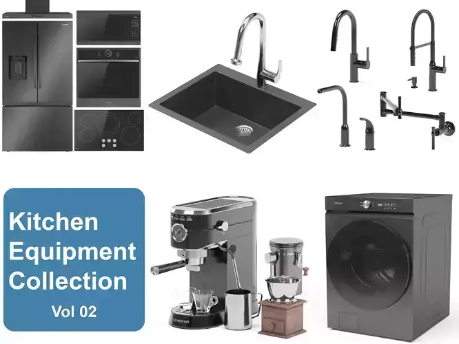Kitchen equipment collection vol 02 
