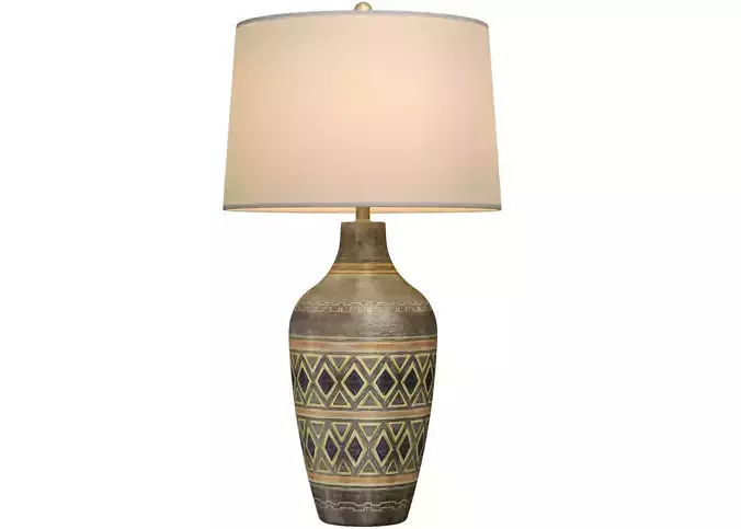 Rustic Country Western European Provence Style Table Lamp