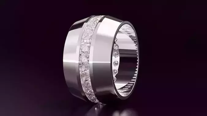  round cut eternity ring N13 54EU size