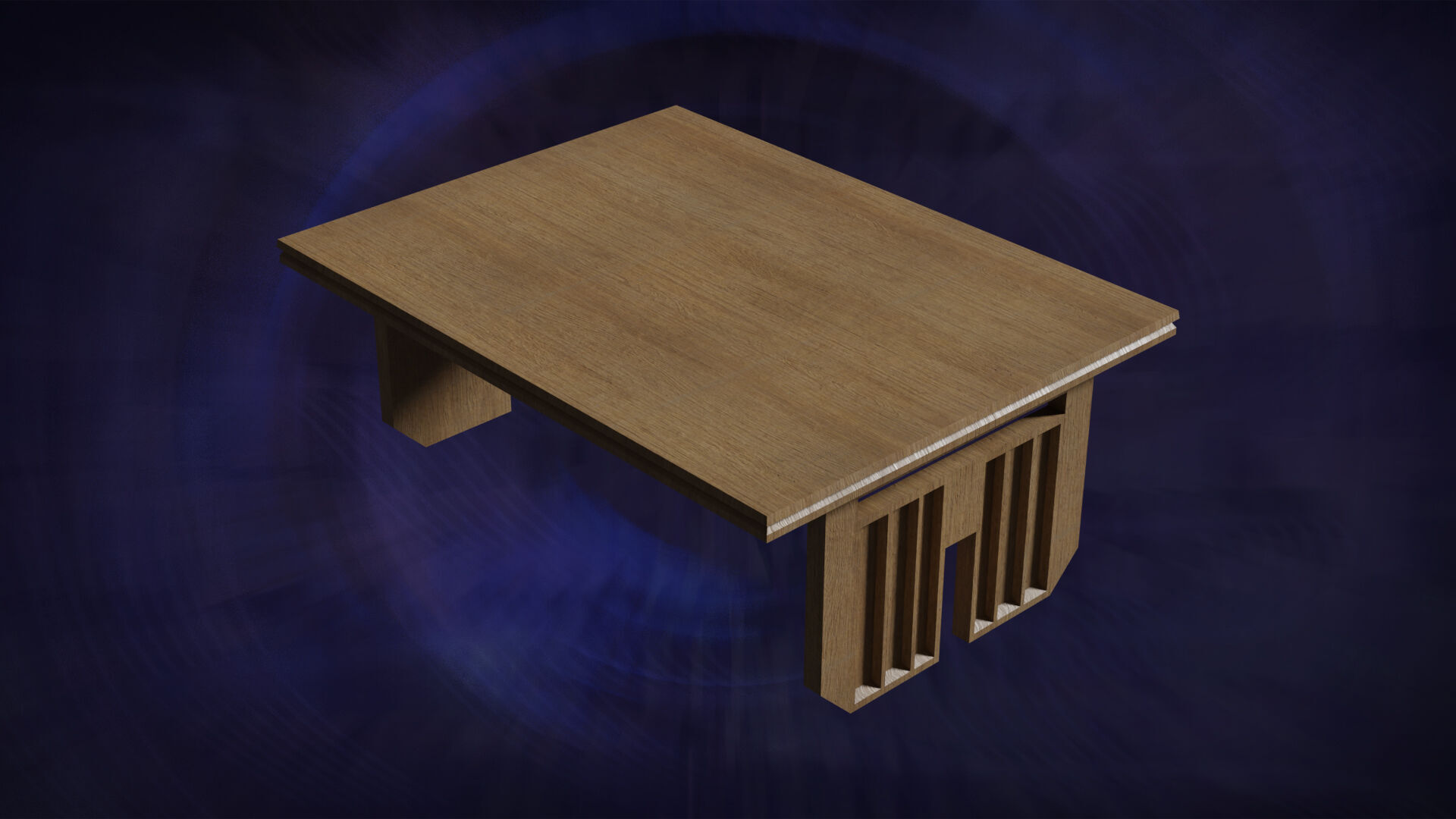 Deco Tables Wood Style NovaOneLine Lot 1 N7-9 Group 03- Low 3D model_9