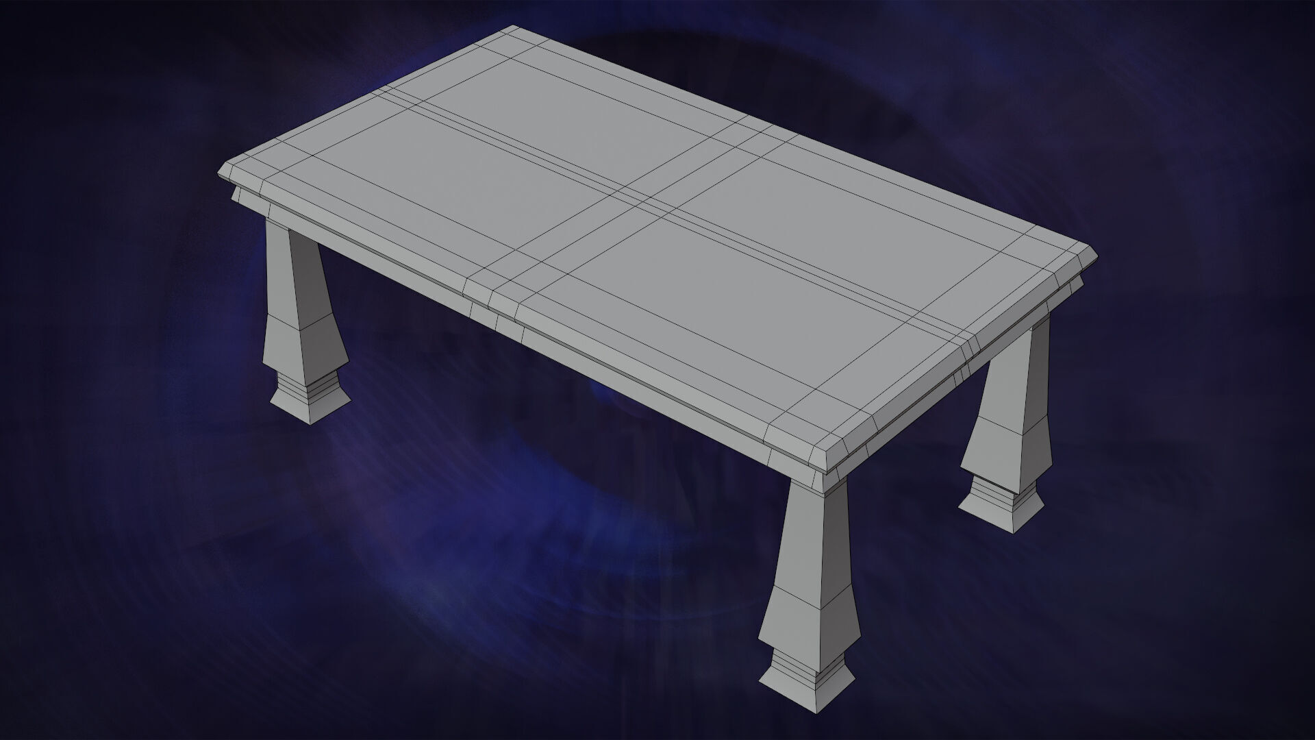 Deco Tables Wood Style NovaOneLine Lot 1 N7-9 Group 03- Low 3D model_22