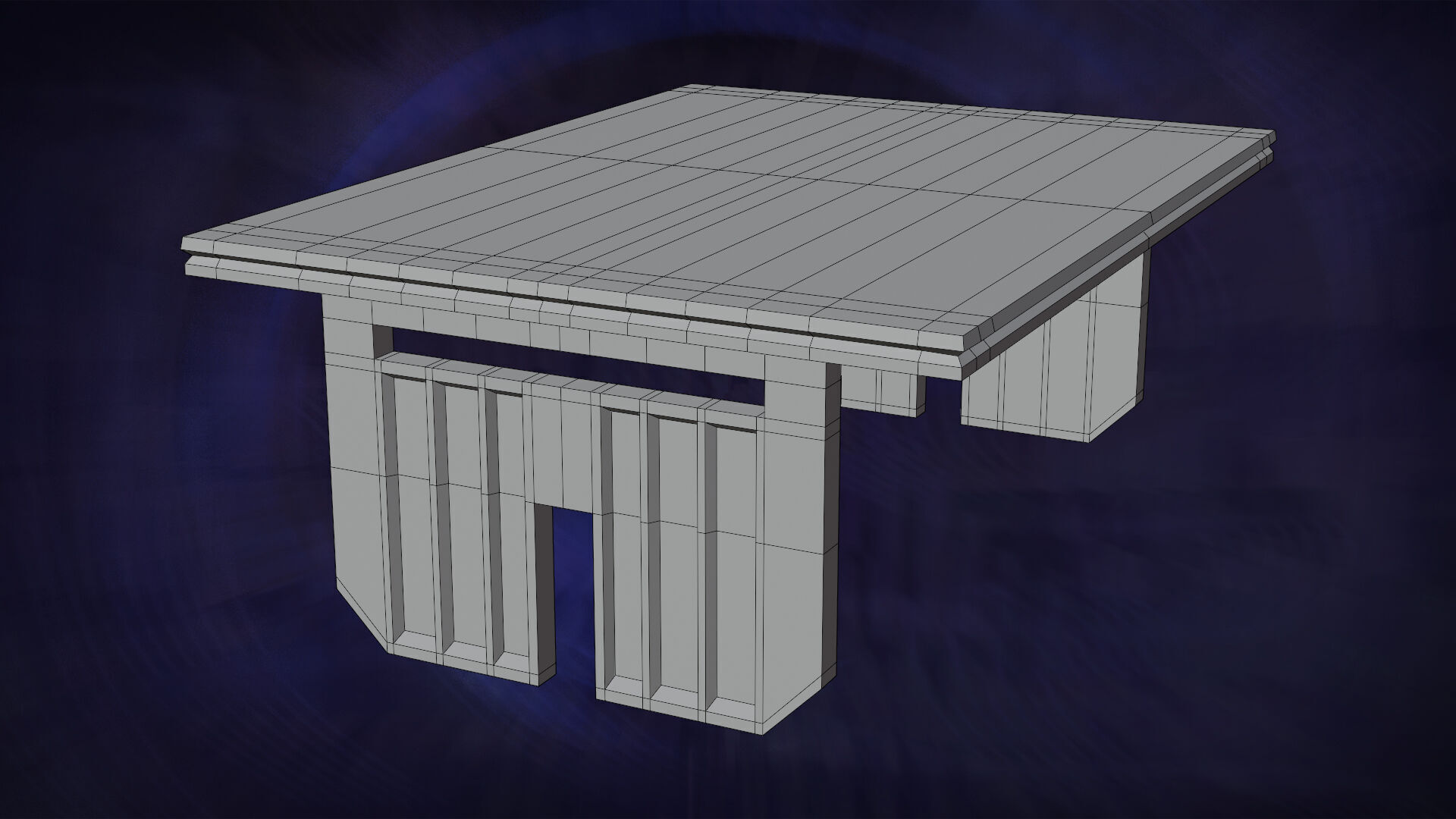 Deco Tables Wood Style NovaOneLine Lot 1 N7-9 Group 03- Low 3D model_18