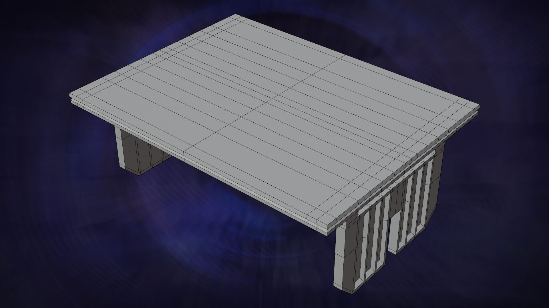 Deco Tables Wood Style NovaOneLine Lot 1 N7-9 Group 03- Low 3D model_21