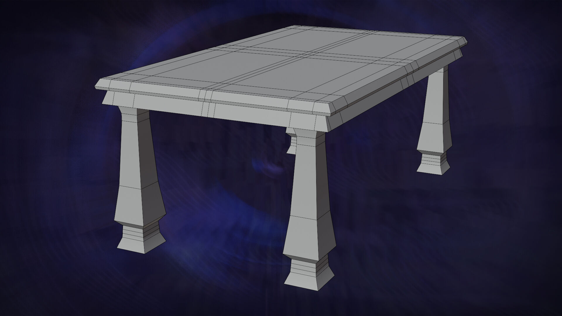 Deco Tables Wood Style NovaOneLine Lot 1 N7-9 Group 03- Low 3D model_19