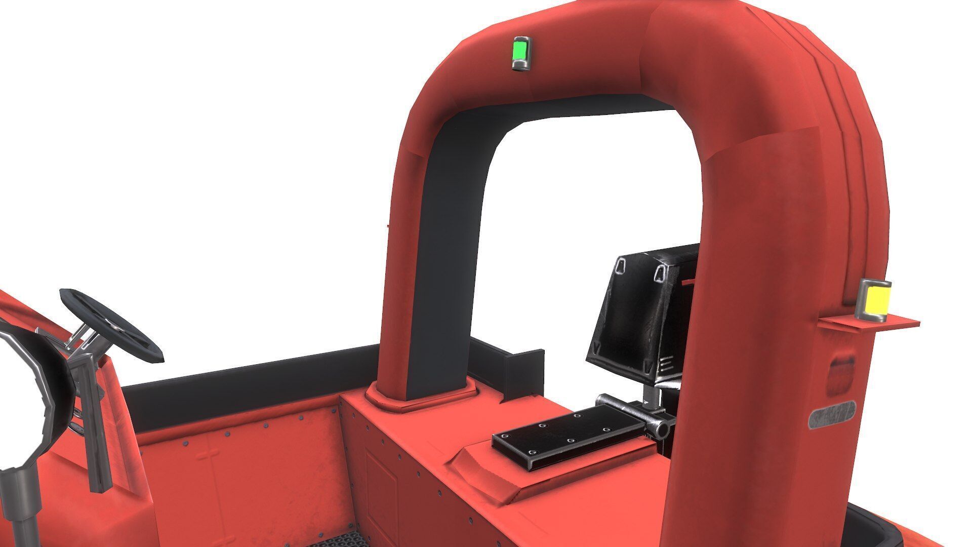 Fast Rescue Boat Low-poly 3D model_17