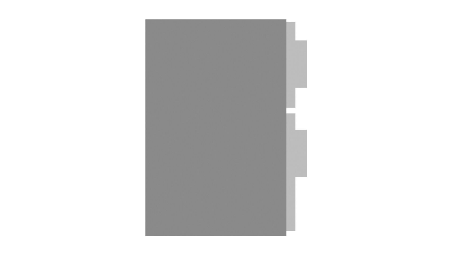 Low Poly Game Ready Refrigerator Low-poly 3D model_8