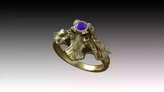 Lapis Serenade Ring