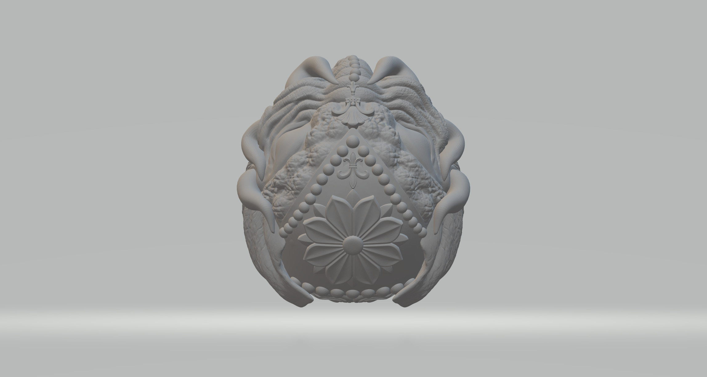 Six-syllable Mantra Ganesha Beads 3D print model_3