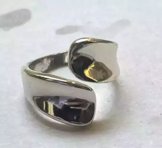 Thick Silver Ring - Printable 3D Model