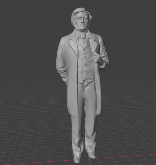 Richard Wagner 3D print model_7