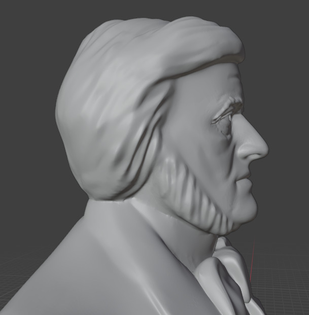 Richard Wagner 3D print model_19