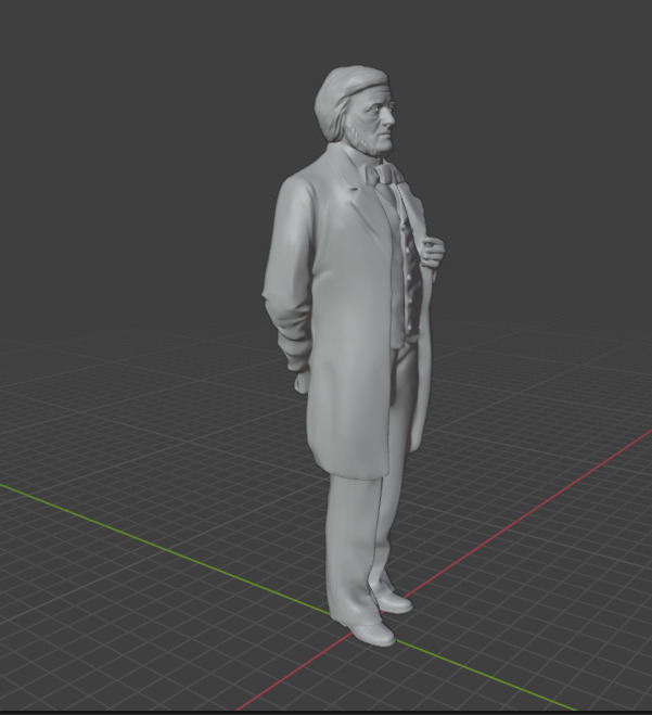 Richard Wagner 3D print model_28