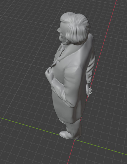 Richard Wagner 3D print model_5