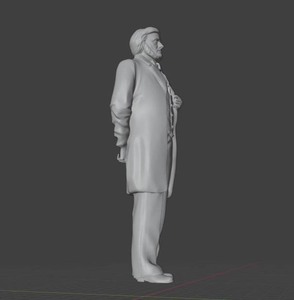 Richard Wagner 3D print model_2