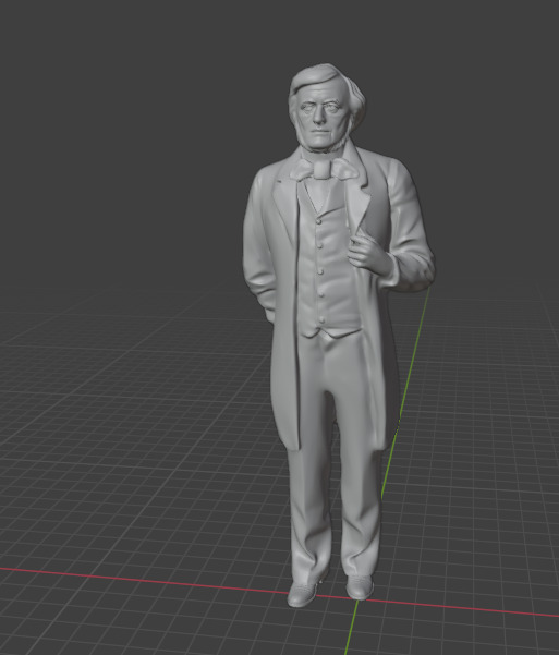 Richard Wagner 3D print model_15