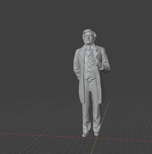 Richard Wagner 3D print model_1