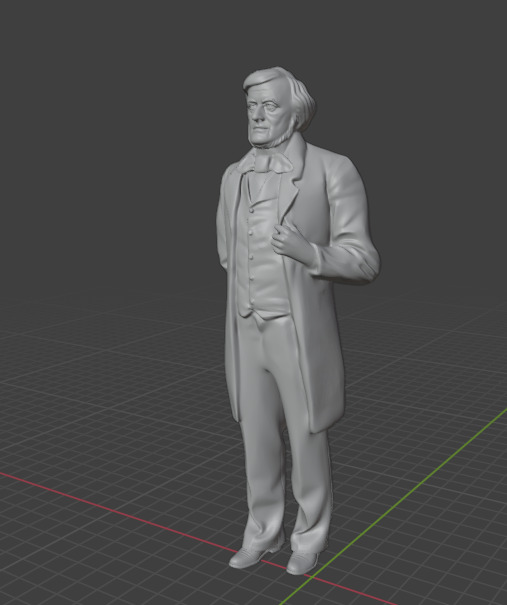 Richard Wagner 3D print model_17