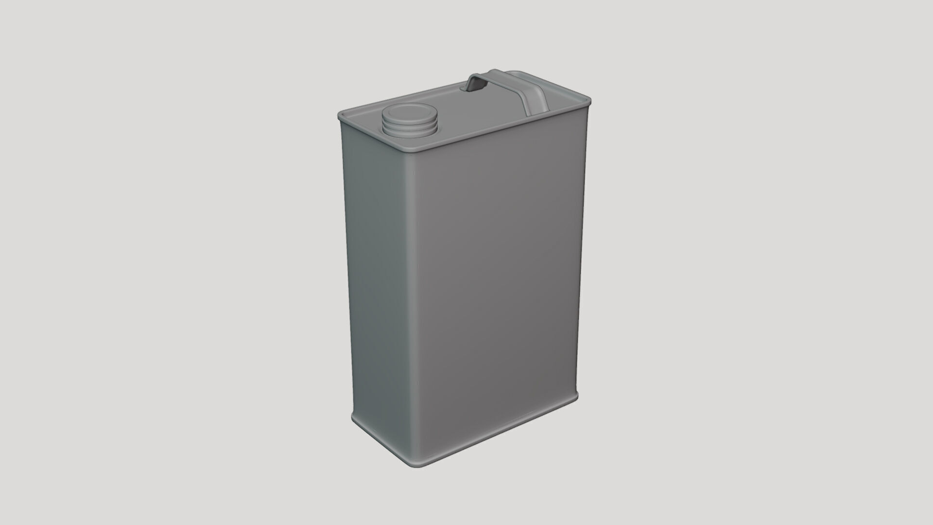 Basic Coffee Can Holder - Geometry Only No Textures No Materials 3D model_1