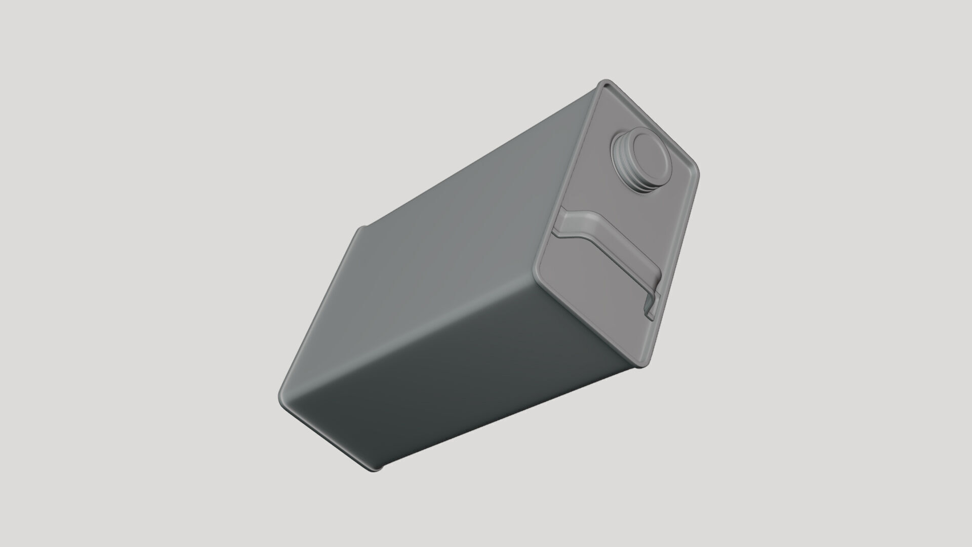 Basic Coffee Can Holder - Geometry Only No Textures No Materials 3D model_3