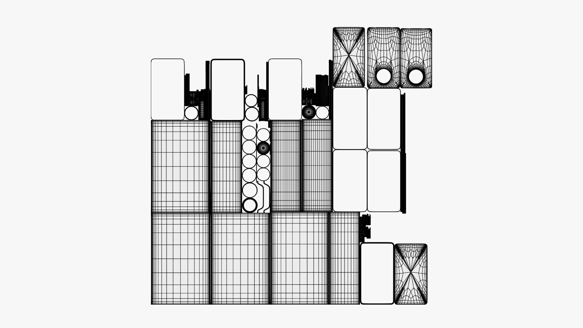 Basic Coffee Can Holder - Geometry Only No Textures No Materials 3D model_5