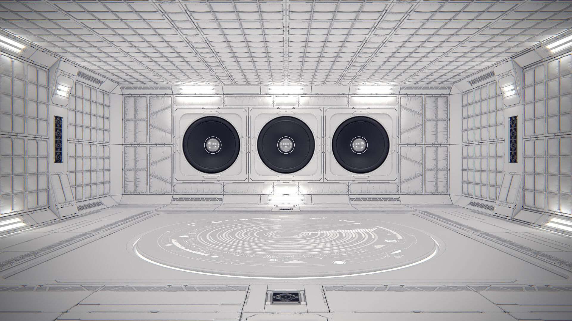 Virtual Boombox Studio 36 PBR 3D model_11