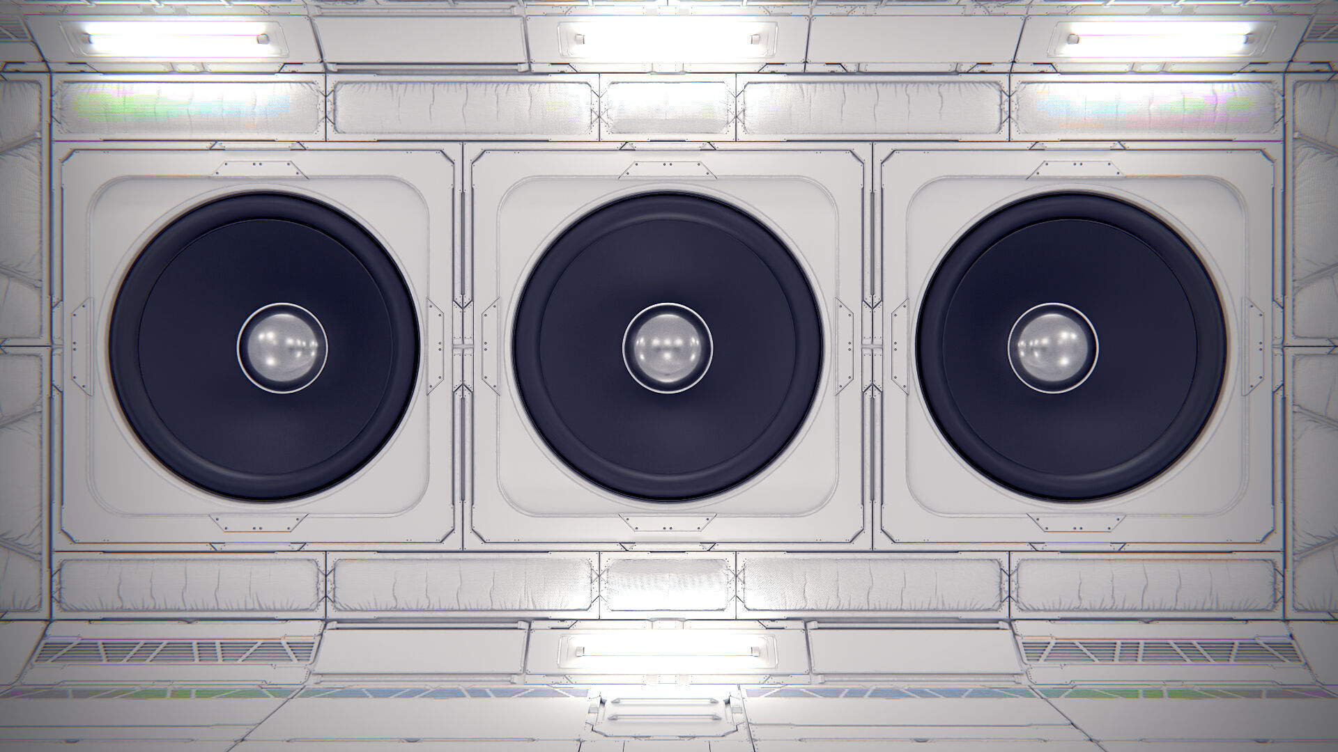Virtual Boombox Studio 36 PBR 3D model_10