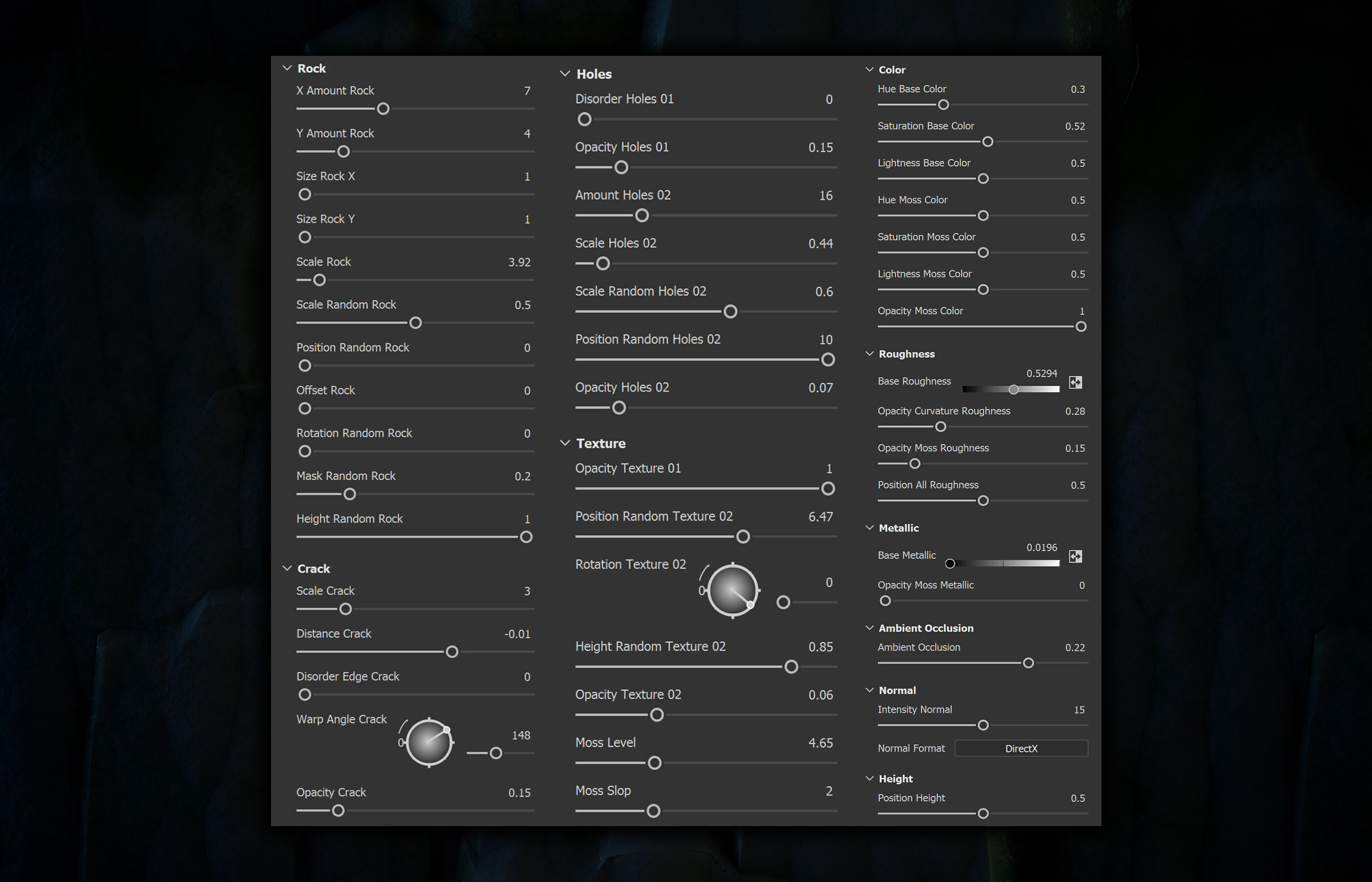 Cliff Rock Stylized - VOL 11 - SBsar - Maps Texture_5
