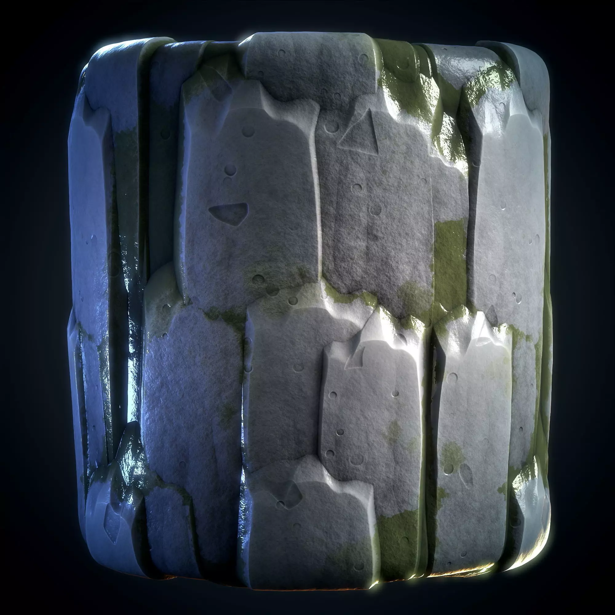 Cliff Rock Stylized - VOL 11 - SBsar - Maps Texture_0