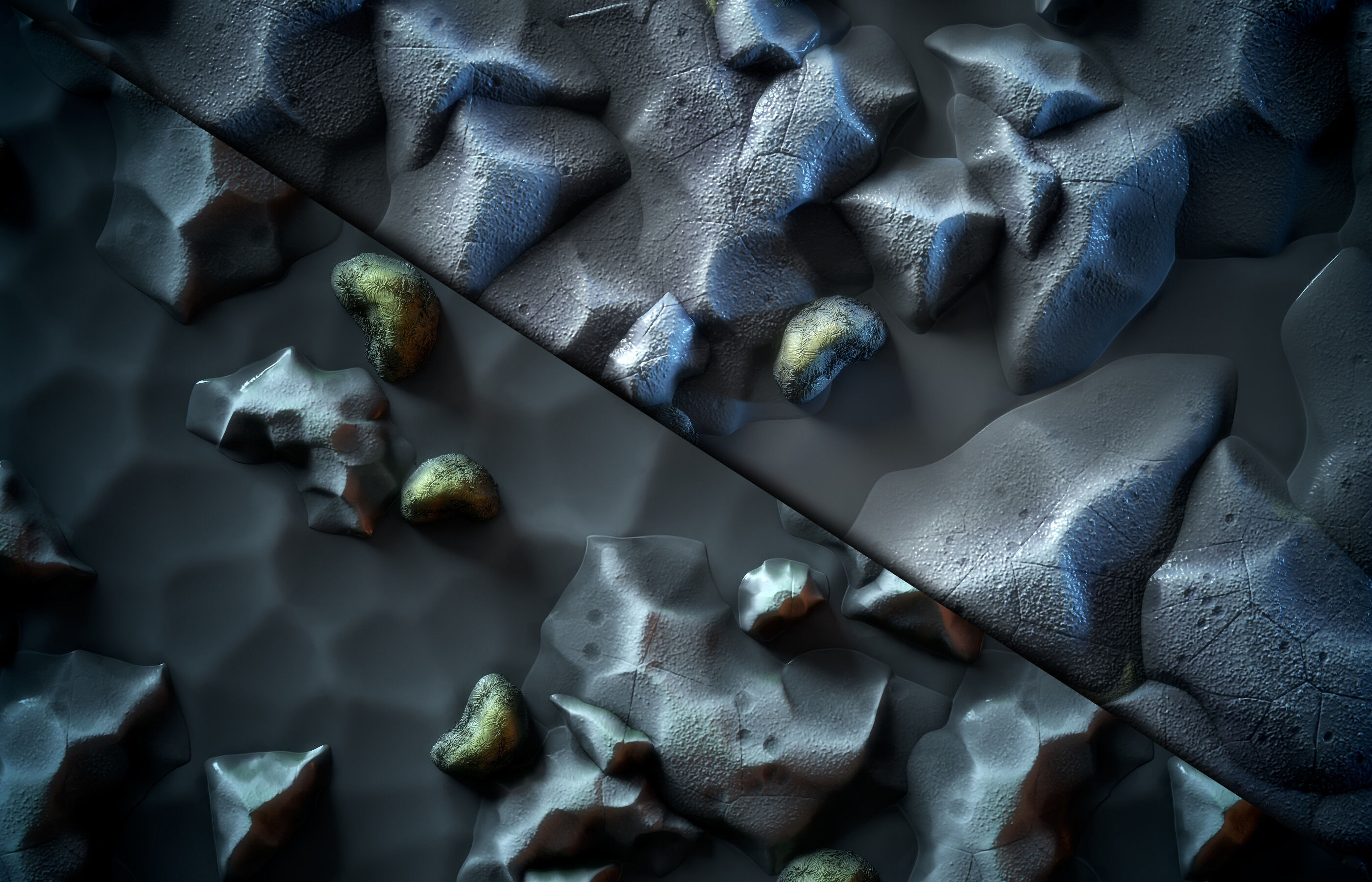 Stone Floor Stylized Material - VOL 22 - Maps - SBsar Texture_4