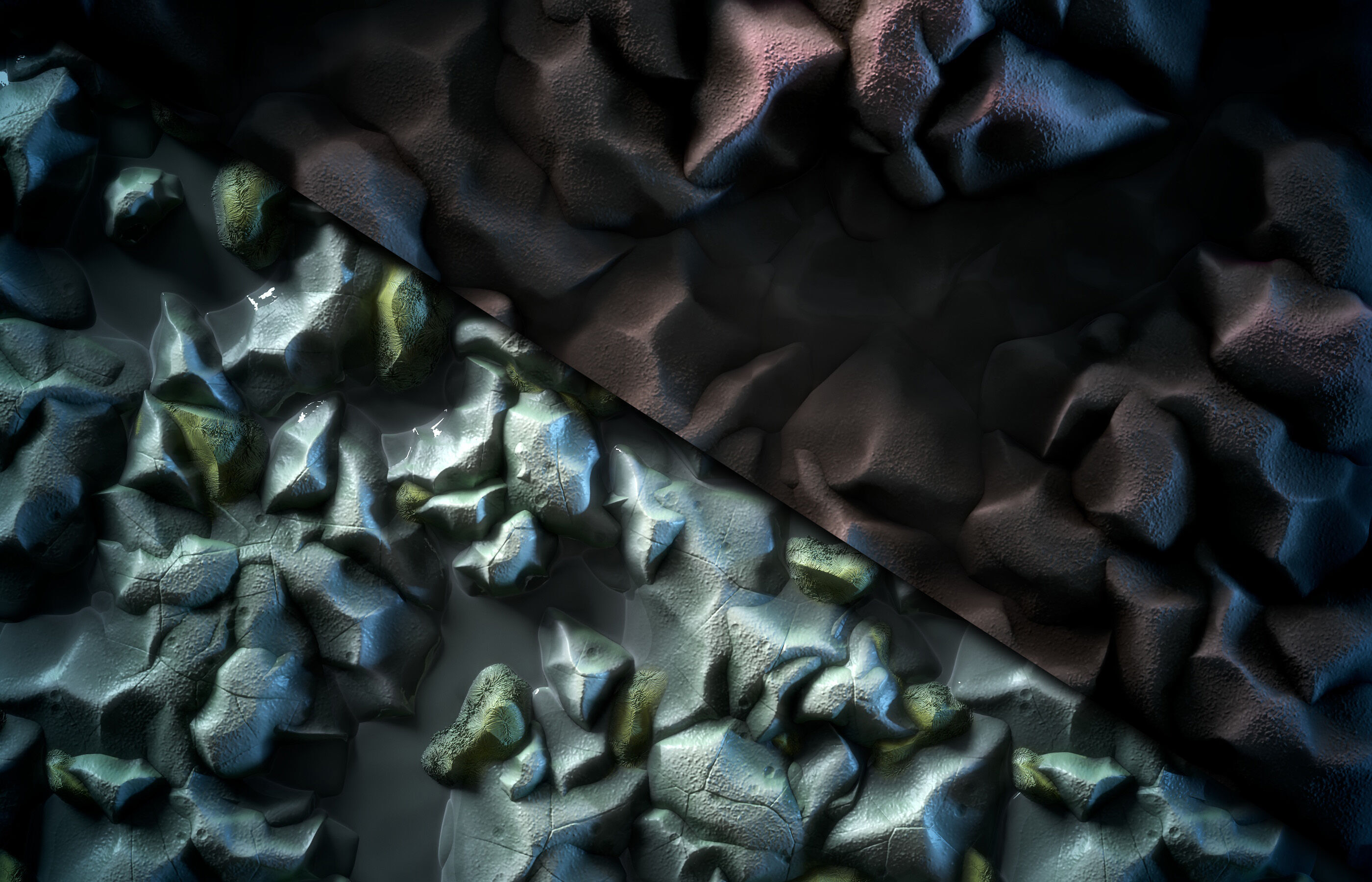 Stone Floor Stylized Material - VOL 22 - Maps - SBsar Texture_5