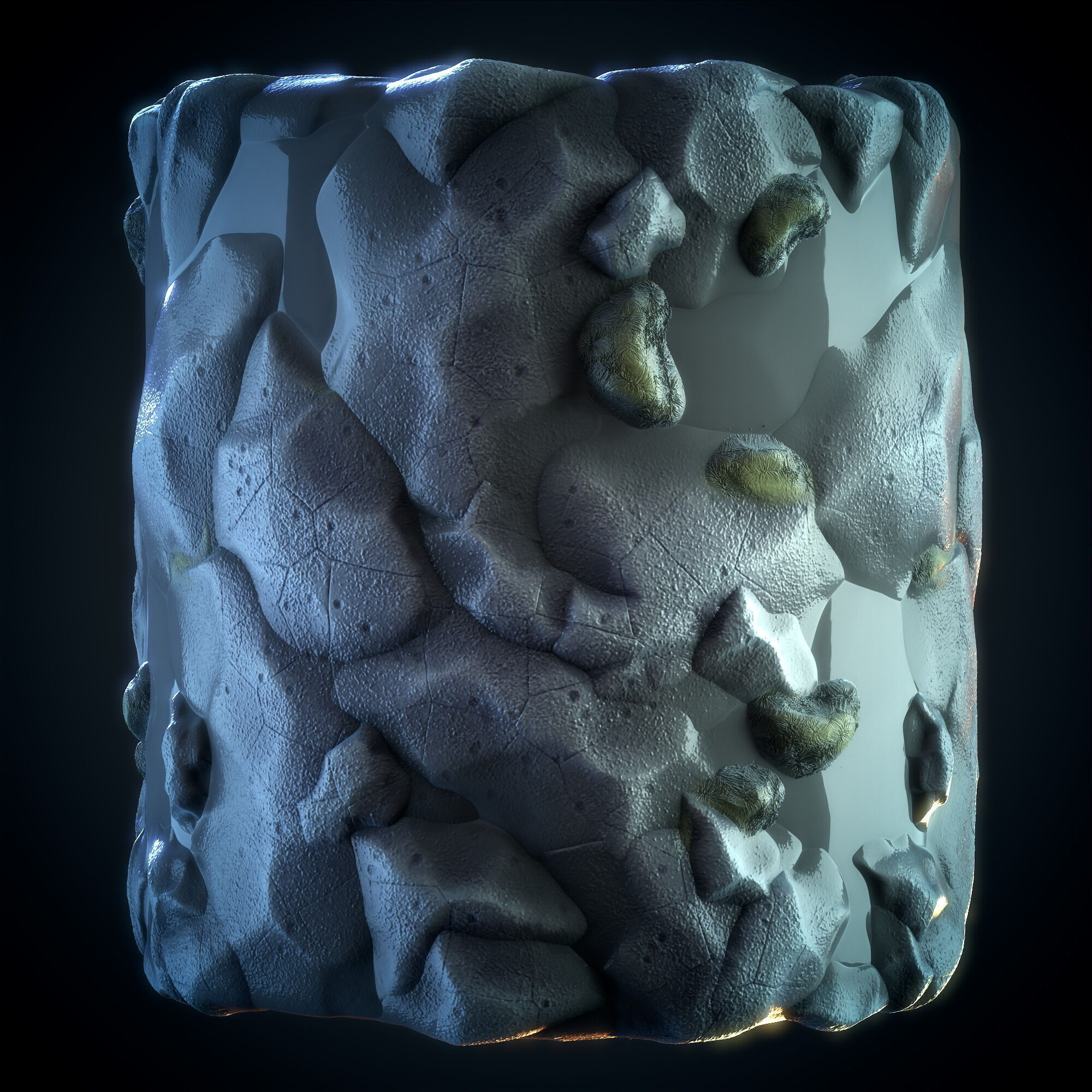 Stone Floor Stylized Material - VOL 22 - Maps - SBsar Texture_3