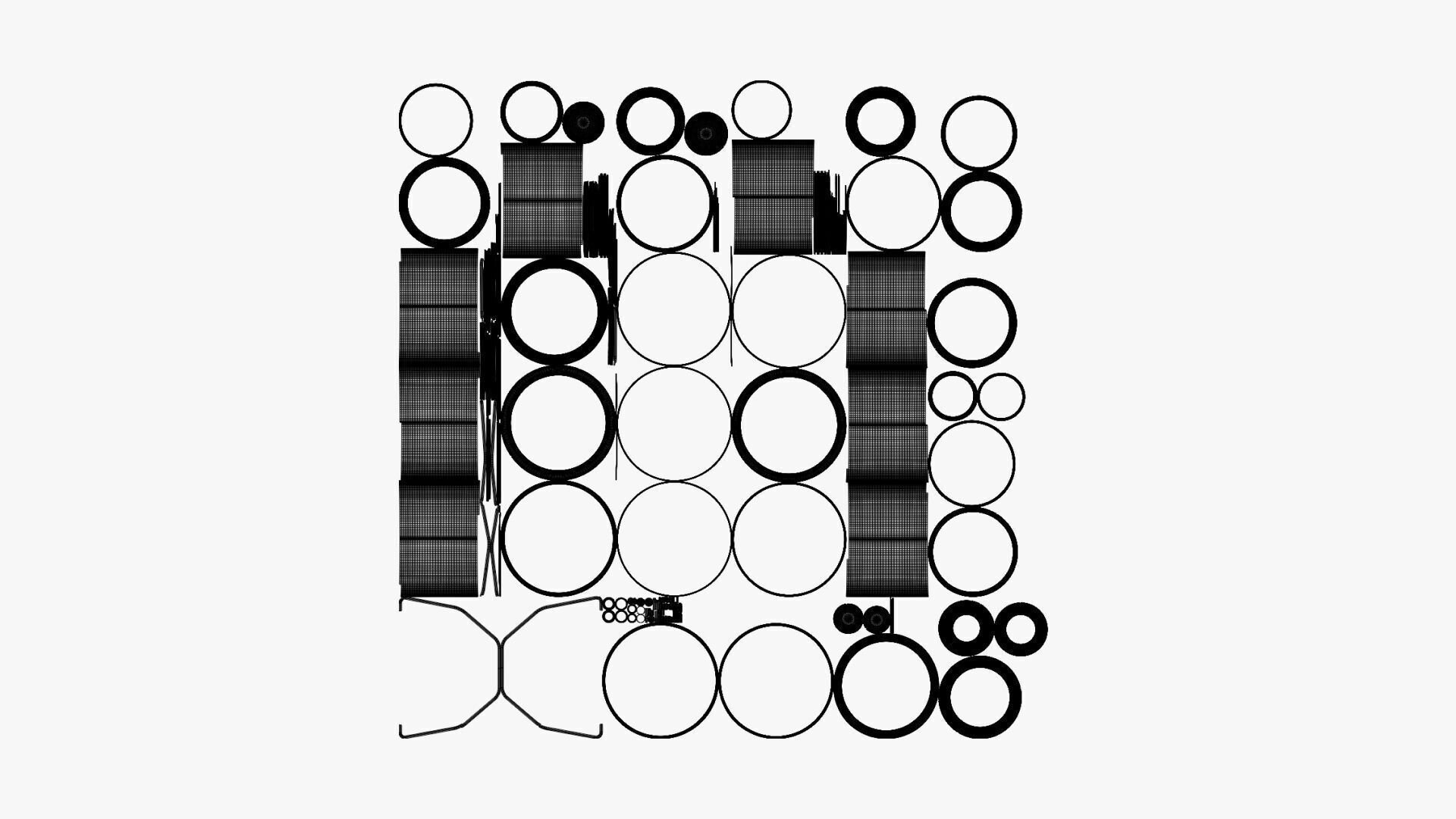 Basic Paint Bucket - Geometry Only No Textures No Materials 3D model_5