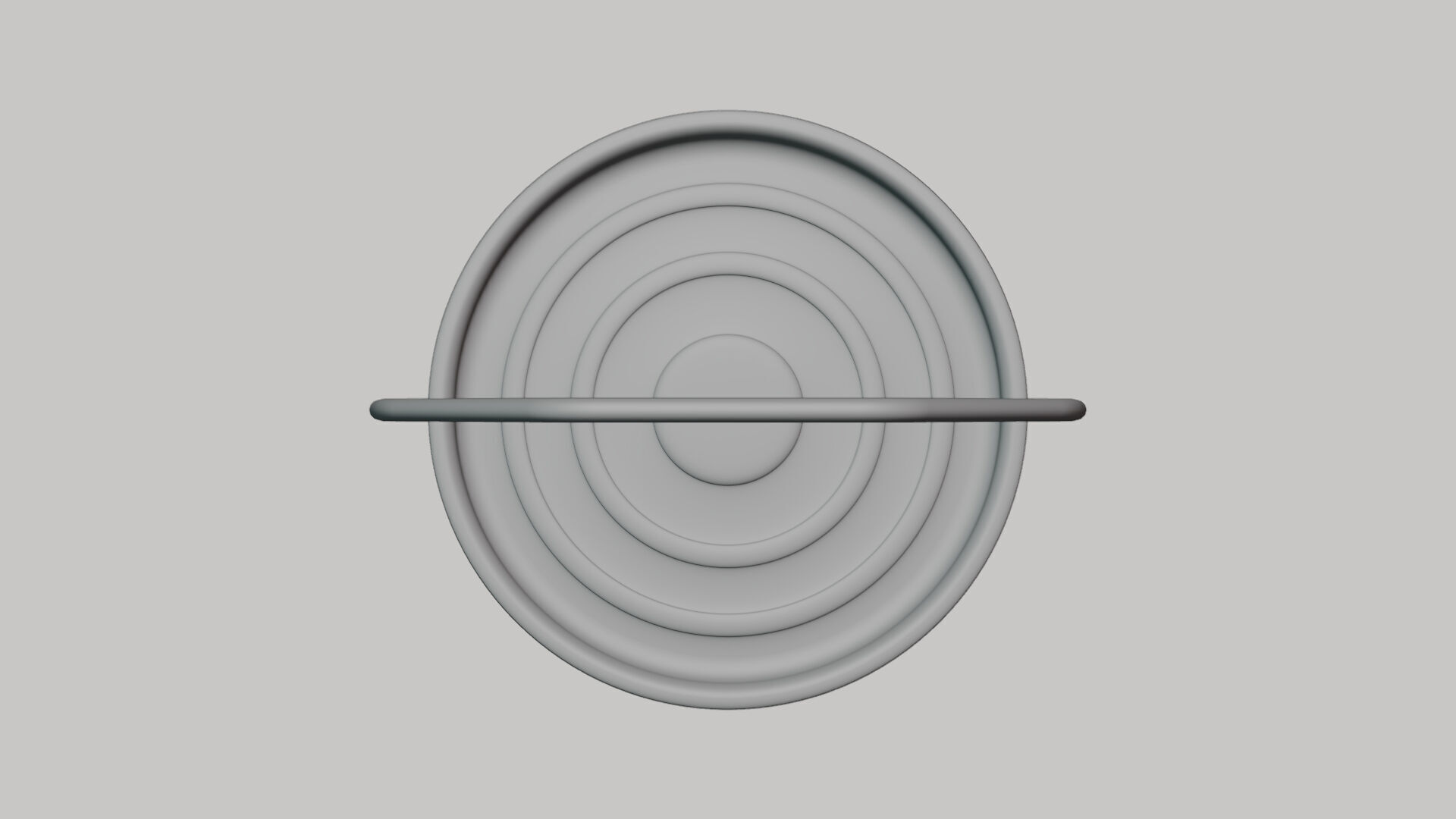 Basic Paint Bucket - Geometry Only No Textures No Materials 3D model_2