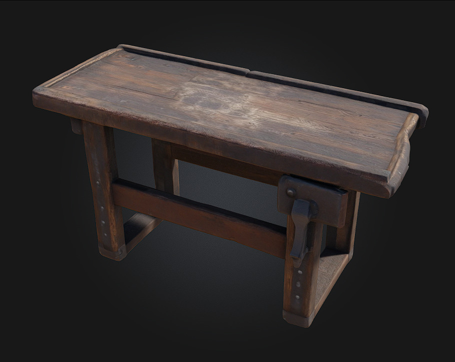 Workbench Essence  The Heart of Craftsmanship and Creativity 3D model_3
