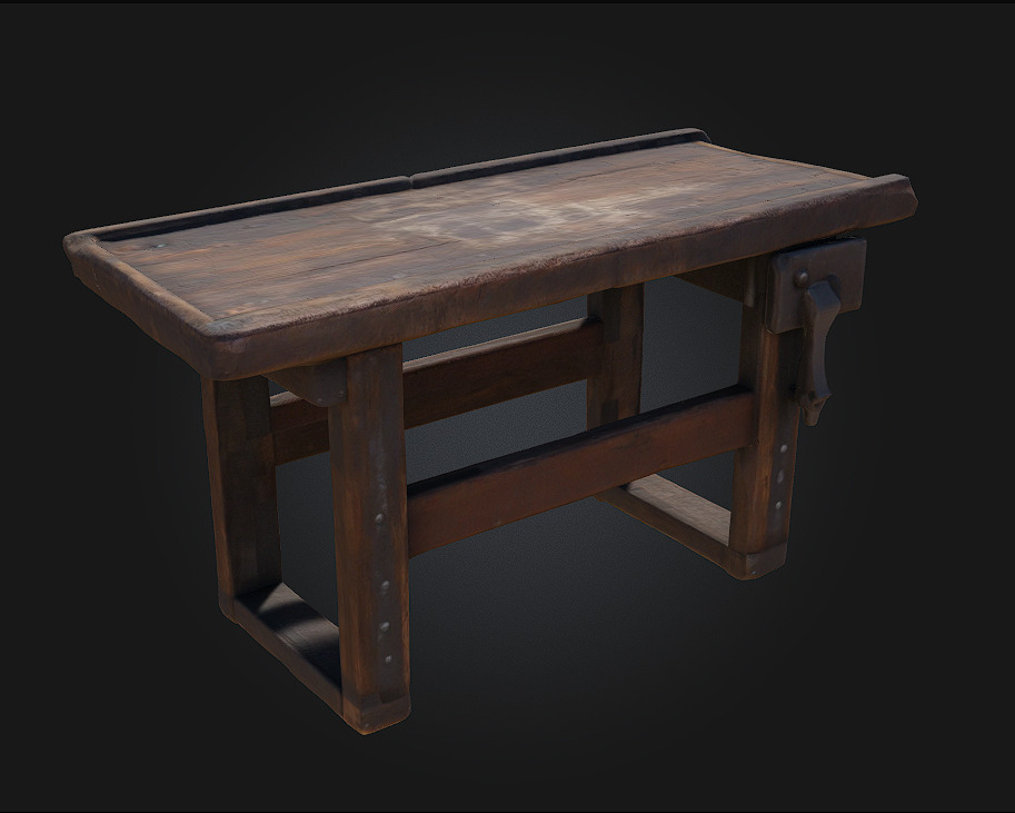 Workbench Essence  The Heart of Craftsmanship and Creativity 3D model_4