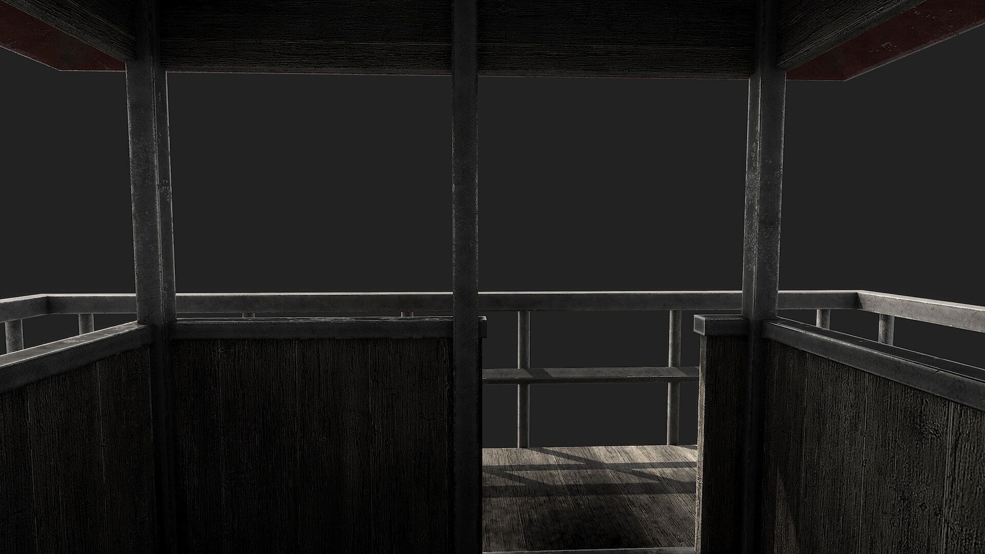 Watch tower v2 Low-poly 3D model_4